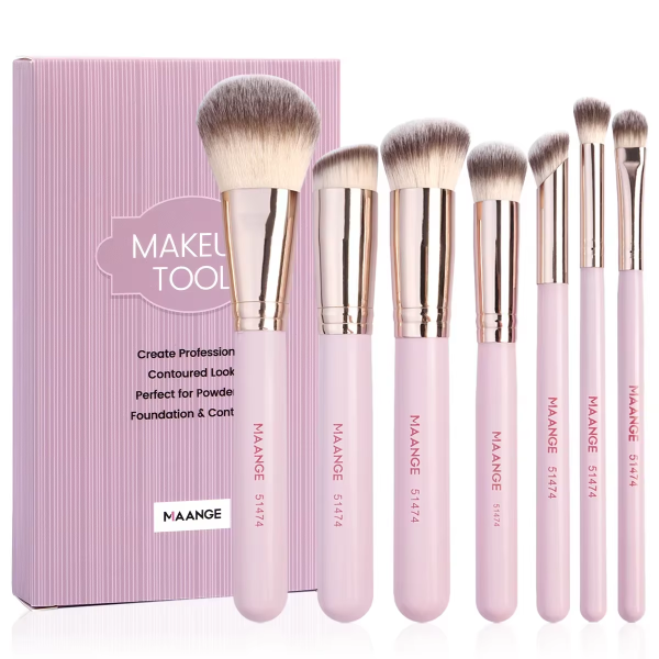 Drop Shipping Product Best Premium Luxury Makeup Brush Set Professional Vegan 7 Pcs Makeup Brush Set
