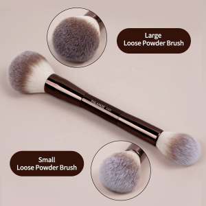 MAANGE Fluffy Powder Foundation Brush Double Ended Make up Brush 7 Pcs Professional Makeup Brushes Set - 图片 2