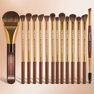 professional makeup brushes Luxury  Makeup Brushes Wholesale 100% Soft Durable High-Density Bristles Makeup Brush Set - 图片 3