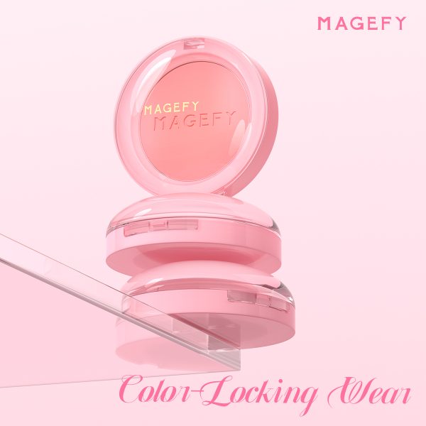 MAGEFY Highly-Pigmented Blush Natural & Long-Lasting Finish Soft Powder with Natural Organic Colorants