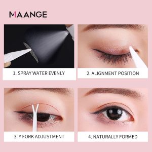 Double Sided Lace Personalized Eyes Care Tools Waterproof Invisible Double Eyelid Tape Sticker Set - 图片 3