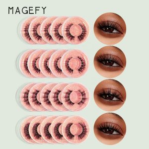 MAGEFY  Handmade Fake Eyelashes Vendor Fluffy Soft Full Strip Eyelashes Natural Cat Eye Lashes - 图片 4