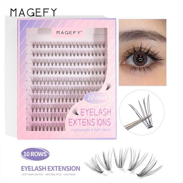 MAANGE Eyelash Extensions Wholesale c Curl Lash Extensions Natural Segmented Lashes New DIY Eyelash Extensions