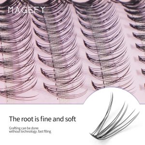 MAANGE Eyelash Extensions Wholesale c Curl Lash Extensions Natural Segmented Lashes New DIY Eyelash Extensions - 图片 3