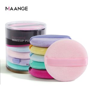 Maange Wholesale 6 Pieces of Flocking Makeup Powder Puff