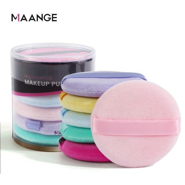 Maange Wholesale 6 Pieces of Flocking Makeup Powder Puff
