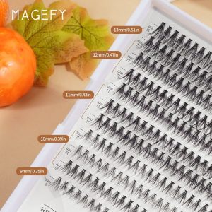 MAANGE DIY Eyelash Extensions Segment Eyelash Individual Cluster Knot Free Silk Lashes Eyelash Extensions - 图片 4
