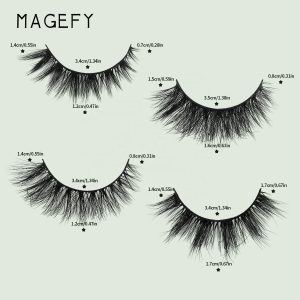 MAGEFY  Handmade Fake Eyelashes Vendor Fluffy Soft Full Strip Eyelashes Natural Cat Eye Lashes - 图片 3