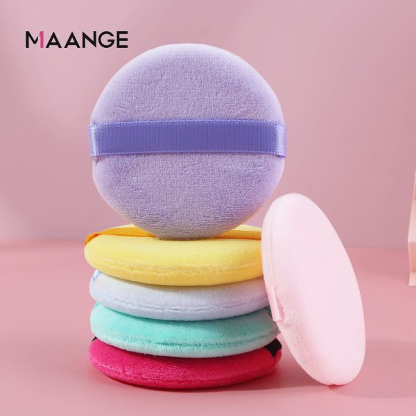 Maange Wholesale 6 Pieces of Flocking Makeup Powder Puff