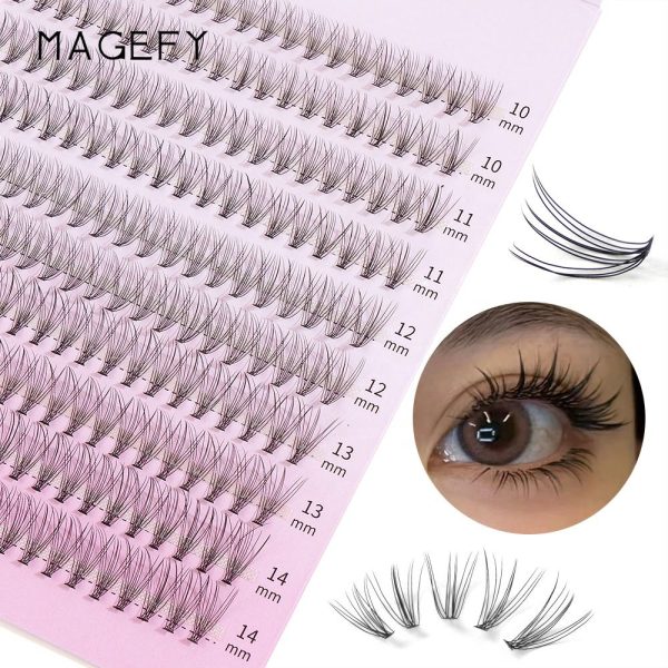 MAANGE Eyelash Extensions Wholesale c Curl Lash Extensions Natural Segmented Lashes New DIY Eyelash Extensions