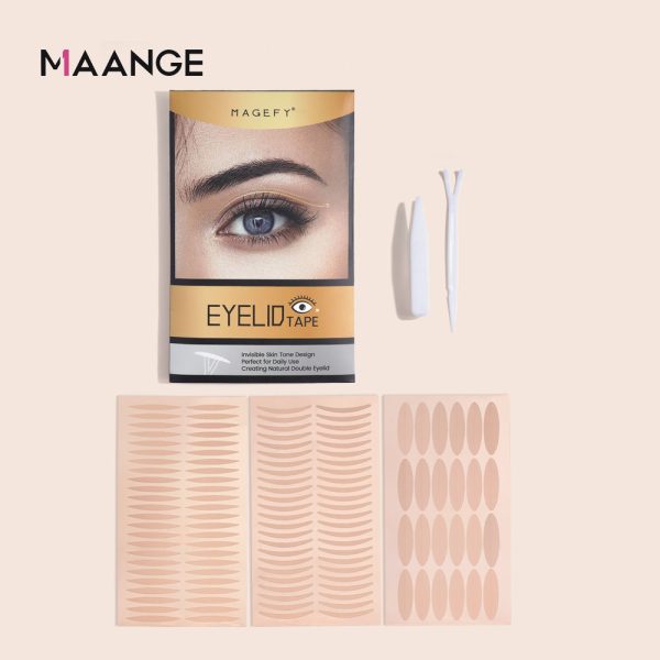 MAANGE Eye Kits Tools Natural Invisible Beauty Eyes Tools Tweezers 30 Sheets Double Eyelid Sticker Tape