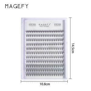 MAANGE DIY Eyelash Extensions Segment Eyelash Individual Cluster Knot Free Silk Lashes Eyelash Extensions - 图片 6