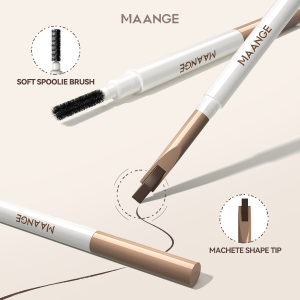 MAANGE Ultra-Slim Duo-Tip Liquid Brow Pen Long-Lasting Pigment Waterproof & Smudge-Resistant - 图片 6