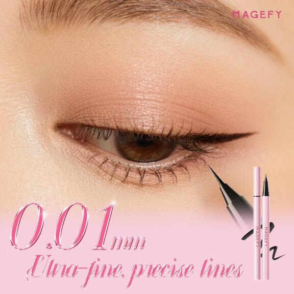 MAGEFY Ultra-Fine 0.01mm Liquid Eyeliner Quick-Dry & Waterproof Long-Lasting Wear