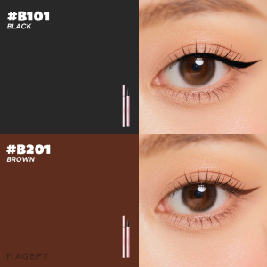 MAGEFY Ultra-Fine 0.01mm Liquid Eyeliner Quick-Dry & Waterproof Long-Lasting Wear - 图片 4