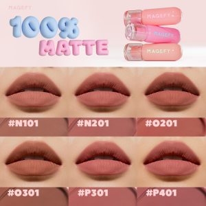 MAGEFY Matte Transfer-Proof Lip Lacquer Waterproof & Fade-Resistant Long-Wearing & Non-Drying Formula - 图片 4