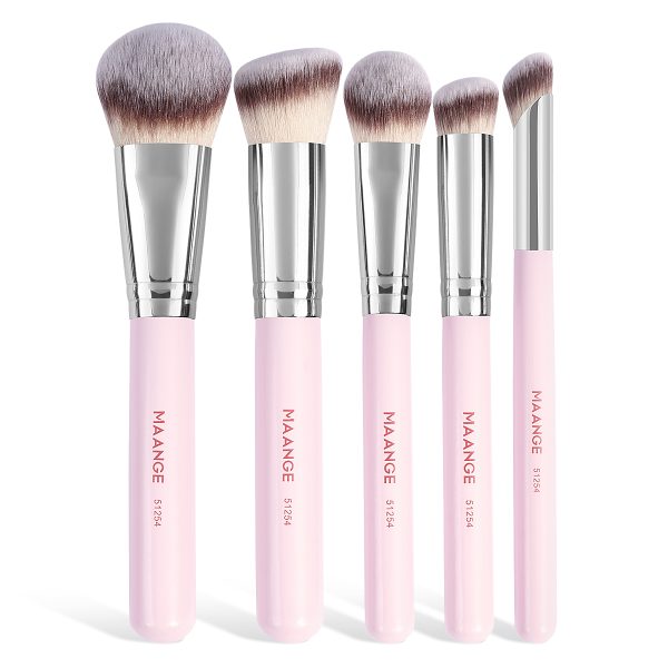 Ins Dual End Foundation Blush Beauty Loose Powder Eye Shadow Makeup Brush Set