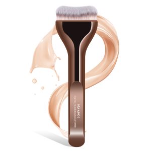 For AMAZON Hot Selling ultra Thin and Wide Toned Foundation Brush with Flat Head Soft Bristles Beauty Tool Makeup Brush
