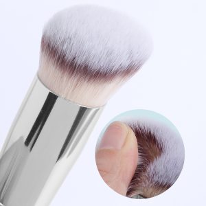 MAANGE 4pcs White Wooden Brush Hand Foundation blush contouring eyeshadow brush Premium Makeup Brushes Makeup Brushes - 图片 3