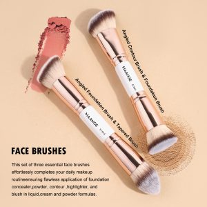 For AMAZON Maange Professional 4pcs Makeup Brush Natural Wholesale Makeup Brushes Set Makeup - 图片 4