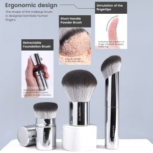 Hot Sale Cosmetics Brushes Set Private Label Synthetic Hair Luxury Professional 20PCS Foundation Cosmetic Makeup Brush Sets - 图片 4
