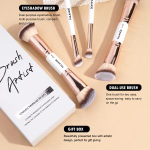 For AMAZON Maange Professional 4pcs Makeup Brush Natural Wholesale Makeup Brushes Set Makeup - 图片 7