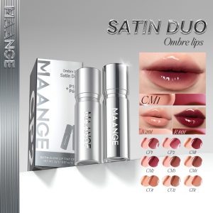 MAANGE Lip Gloss Satin Finish, Transfer-Proof, 16-Hour Wear, 24 Shades, Rich and Shine, Provides Deep Lip Coverage, Non-Drying