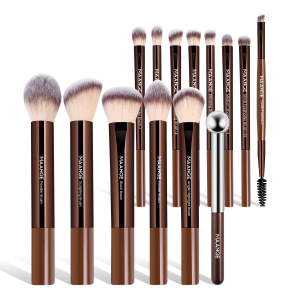 MAANGE Professional 14PCS Facial Makeup Brush Set Face Brush Eyes Brush Makeup Brush Set