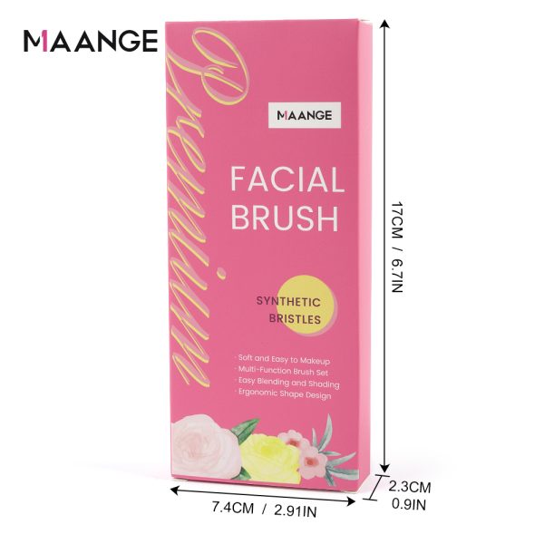 MAANGE Wholesale Eco-friendly Private Label pink Brushes Makeup Concealer Foundation Delicate Makeup Brush Set
