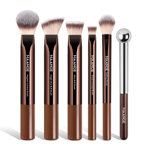 MAANGE 6PCS Makeup Brush Set Ice Pack Device Reduce Wrinkles  Dark Circles Eye Bags Foundation Concealer  Facial  Makeup Brush