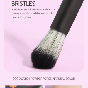 Maange Wholesale Eye Makeup Brush 12 Pcs Yellow Orange Purple Best Quality Professional Makeup Brush Set Kids - 图片 2