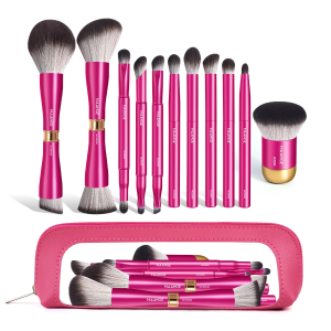 MAANGE 11pcs OEM Factory Professional Custom logo Makeup Brushes Private Label Professional Makeup Brush Kit