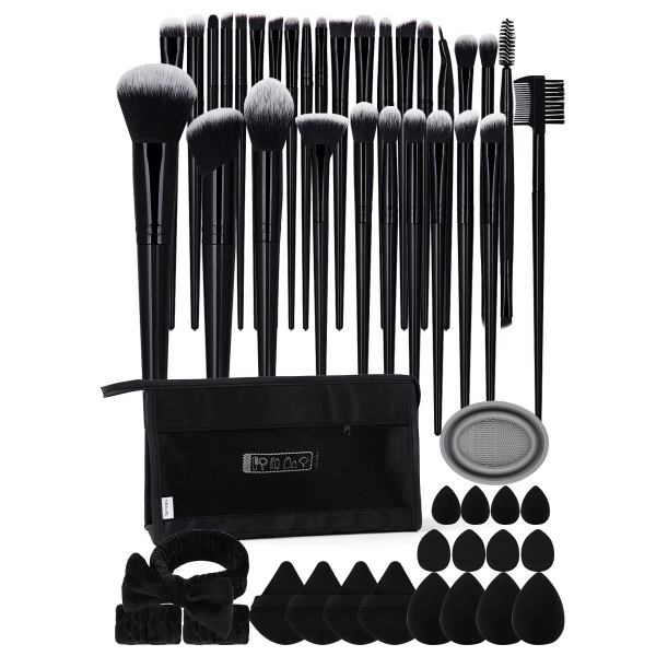 MAANGE Wholesale Professional 30pcs Makeup Brushes Set 16pcs Powder Puff Facial Makeup Brush Kit