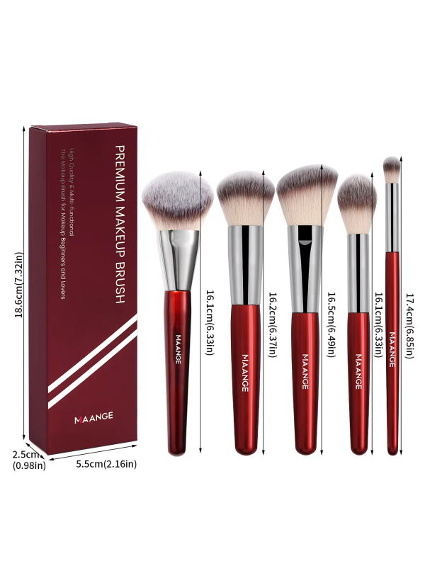 Professional Quality Multi-Purpose Synthetic Hair Makeup Brush Comfortable Soft High-Lightening Color Facial Makeup Brush Set