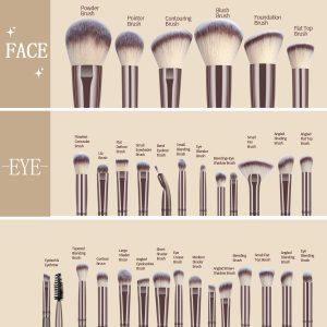 MAANGE Custom OEM&ODM 30pcs Professional  Makeup Brushes Wholesale Luxury Cosmetic Brush Sets Professional Makeup Brush Kit - 图片 2