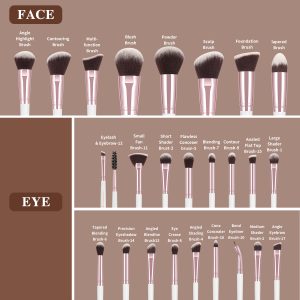 MAANGE Exclusive 25PCS Makeup Brush Set Custom Logo Innovative Makeup Brushes High-Density Professional Makeup Brush Set - 图片 2