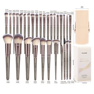 MAANGE Custom OEM&ODM 30pcs Professional  Makeup Brushes Wholesale Luxury Cosmetic Brush Sets Professional Makeup Brush Kit - 图片 4