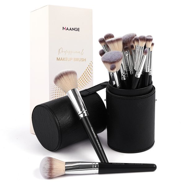 MAANGE High Quality Black  Makeup Brushes Professional Wholesale 30pcs Luxury Cosmetic Brush Sets Professional Makeup Brush Set
