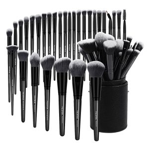 MAANGE High Quality Black  Makeup Brushes Professional Wholesale 30pcs Luxury Cosmetic Brush Sets Professional Makeup Brush Kit