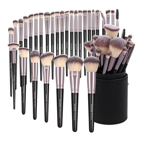 MAANGE Wholesale Black  Makeup Brushes Professional Wholesale 30pcs Luxury Cosmetic Brush  Professional Facial Makeup Brush Kit