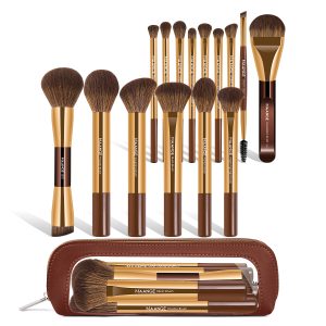 MAANGE 15PCS Cosmetics Brushes Cosmetic Private Label & Customizable Makeup Tools Makeup Brush Set