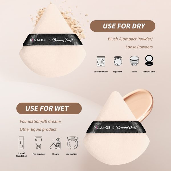 MAANGE New Design 20pcs Makeup Brushes Kits  15PCS Powder Puff Eyes Facial  Professional Makeup Brush Set