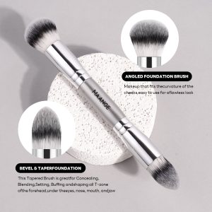 MAANGE Professional Makeup Set 18pcs Luxury Eyeliner Eyebrow Foundation Concealer Face Brushes Makeup Brush Set - 图片 6