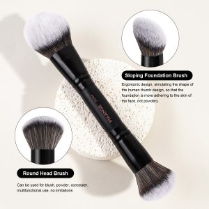 Hot Selling 2PCS Custom Logo Foundation Makeup Brushes  Professional Makeup Tools for Women Makeup Brushes - 图片 8