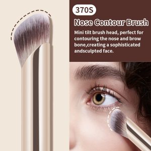 MAANGE Professional Makeip Brush Set 11pcs Brush  1pcs Powder Puff Custom logo Luxury Professional Makeup Brush Set - 图片 7