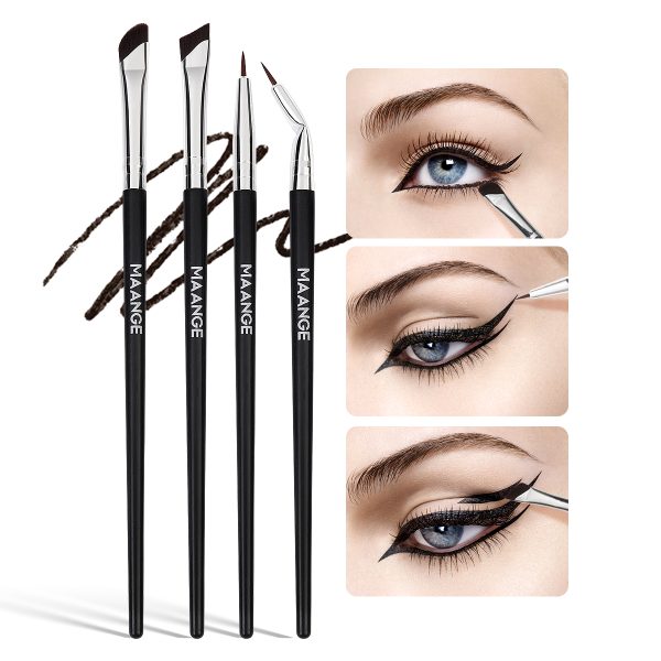 MAANGE Custom Logo Eye Face Professional 11pcs Eye Makeup Brush Eyeliner Eyeshadow Brush Foundation Concealer  Makeup Brushes