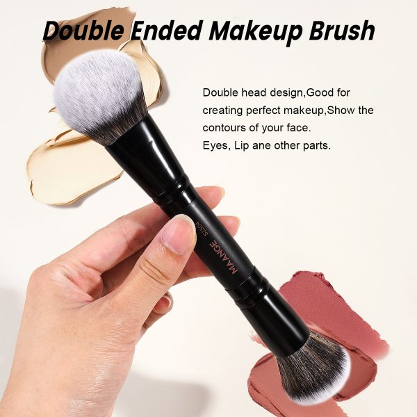 Hot Selling 2PCS Custom Logo Foundation Makeup Brushes  Professional Makeup Tools for Women Makeup Brushes