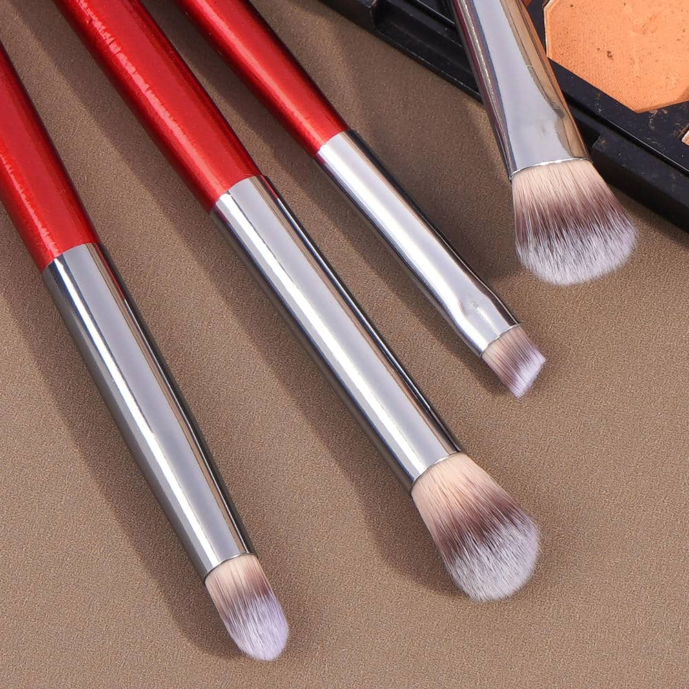 MAANGEProfessional 7pcs Makeup Brush Set Foundation Loose Powder Blush Eyeshadow Brush 7 Pcs Facial Makeup Brush Set - 图片 6