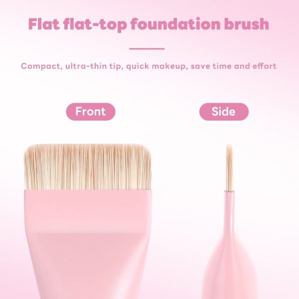 MAANGE Wholesale Private Label Luxury Facial Makeup Tools 2PCS Makeup Brush 5PCS Powder Puff False Eyelashes Makeup Brush Set