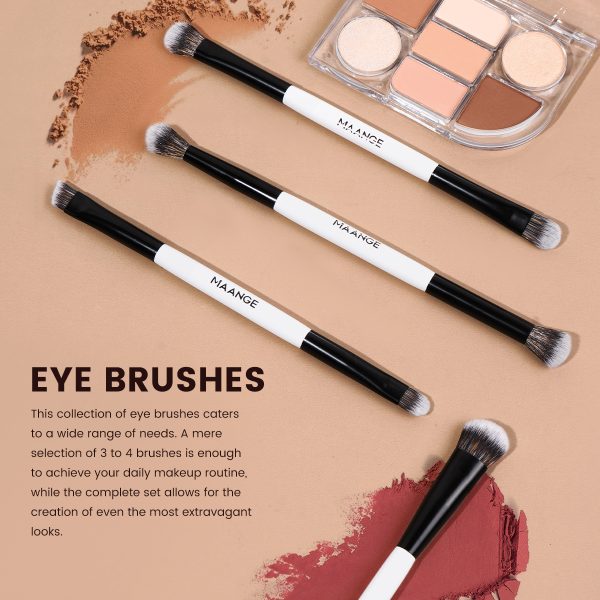 MAANGE Professional 10pcs Makeup Brush Set 7pcs Powder Puff Eyes Facial  Brush Soft Blush Brushes Eco Cosmetic Makeup Brush Set